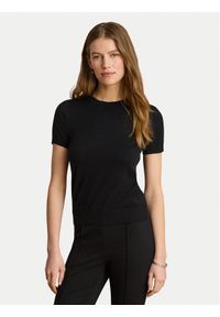 Lauren Ralph Lauren - LAUREN RALPH LAUREN T-Shirt 200P14055002 Czarny Regular Fit. Kolor: czarny #1