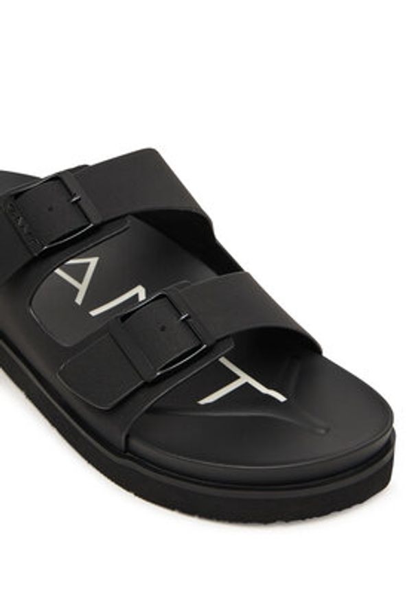 GANT - Gant Klapki 32634299 Czarny. Kolor: czarny. Materiał: skóra