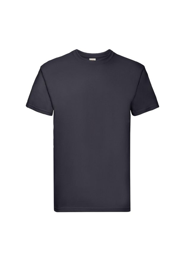 FRUIT OF THE LOOM - Koszulka Unisex Dla Dorosłych Super Premium. Kolor: niebieski