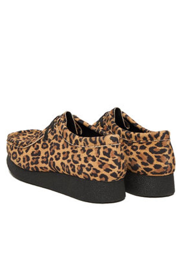 Clarks Półbuty WallabeeEVOSh 26184612 Brązowy. Kolor: brązowy. Materiał: skóra, zamsz
