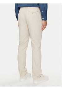 TOMMY HILFIGER - Tommy Hilfiger Chinosy Denton MW0MW25964 Beżowy Straight Fit. Kolor: beżowy. Materiał: bawełna #5