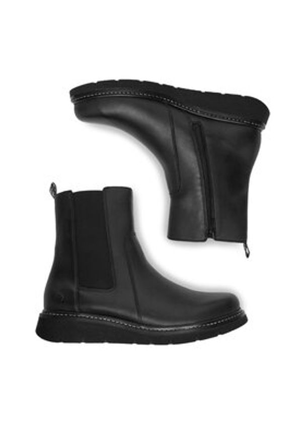 Remonte Botki CEO-D3970-01 Czarny. Kolor: czarny. Materiał: skóra