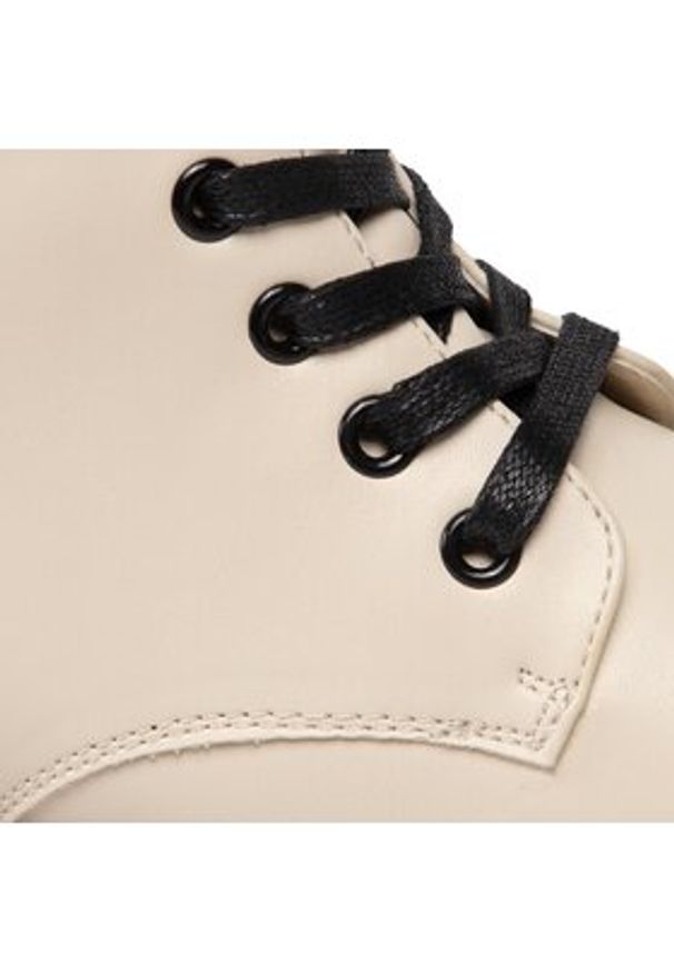 DeeZee Trzewiki ZAL90087-4 Beżowy. Kolor: beżowy. Materiał: skóra