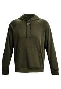 Under Armour - Męska Bluza Polarowa Rival. Kolor: zielony. Materiał: polar