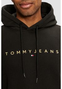 Tommy Jeans - TOMMY JEANS Czarna męska bluza, Rozmiar M. Kolor: czarny. Materiał: bawełna. Wzór: haft. Styl: elegancki #3