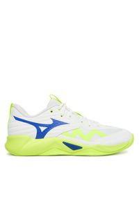 Buty halowe Mizuno. Kolor: biały. Model: Mizuno Wave #1