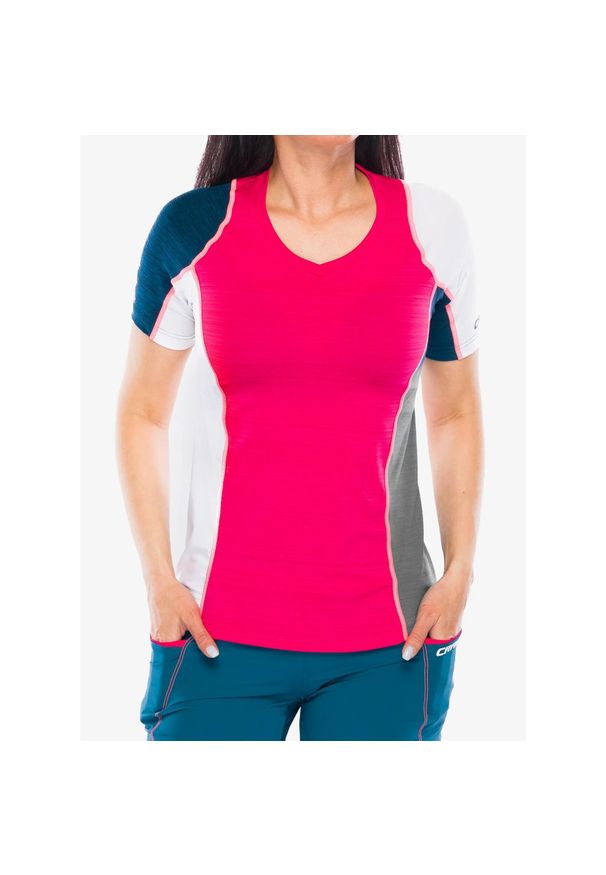 CRAZY - Koszulka termoaktywna damska Crazy Shirt Ionic. Kolor: różowy