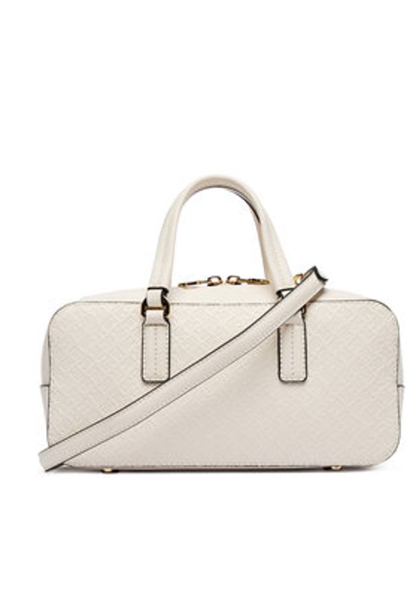 TOMMY HILFIGER - Tommy Hilfiger Torebka Th Daily Crossover Mono AW0AW18415 Biały. Kolor: biały. Materiał: skórzane