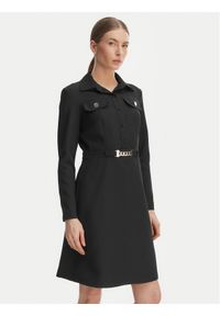 Rinascimento Sukienka koktajlowa CFC0127909003 Czarny Regular Fit. Kolor: czarny. Materiał: syntetyk. Styl: wizytowy #1