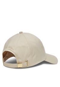 TOMMY HILFIGER - Tommy Hilfiger Czapka z daszkiem Elevated Chic Soft Cap AW0AW17138 Écru. Materiał: materiał, bawełna