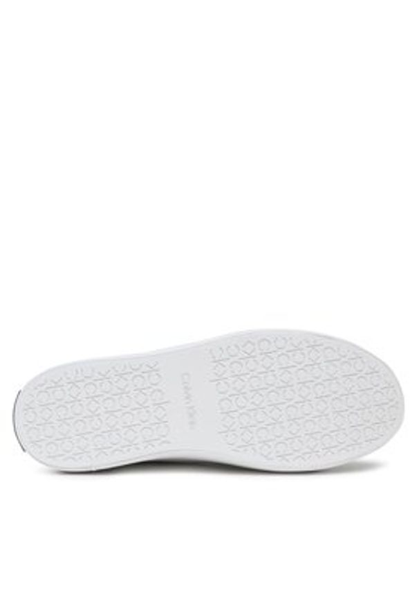 Calvin Klein Sneakersy Vulc Lace Up HW0HW01681 Biały. Kolor: biały. Materiał: skóra