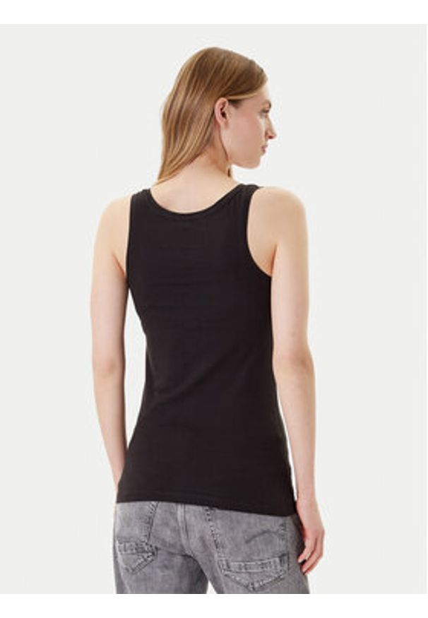 G-Star RAW - G-Star Raw Top Base D07210-3310 Czarny Slim Fit. Kolor: czarny. Materiał: bawełna