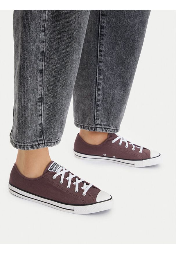 Converse Trampki Chuck Taylor All Star Dainty A13800C Brązowy. Kolor: brązowy. Materiał: materiał