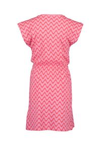 Blue Seven Sukienka letnia 528106 X Różowy Regular Fit. Kolor: różowy. Materiał: bawełna. Sezon: lato