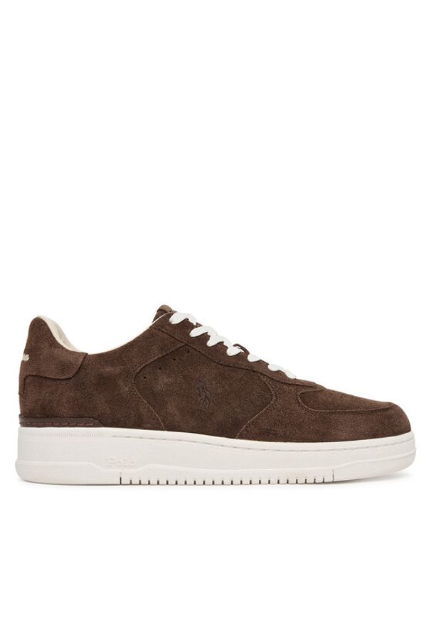Polo Ralph Lauren Sneakersy 809973704003 Brązowy. Kolor: brązowy. Materiał: zamsz, skóra