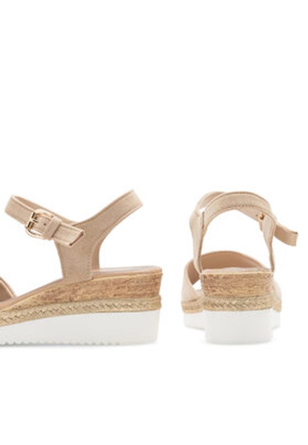 Clara Barson Espadryle WS2189-15 Złoty. Kolor: złoty. Materiał: materiał