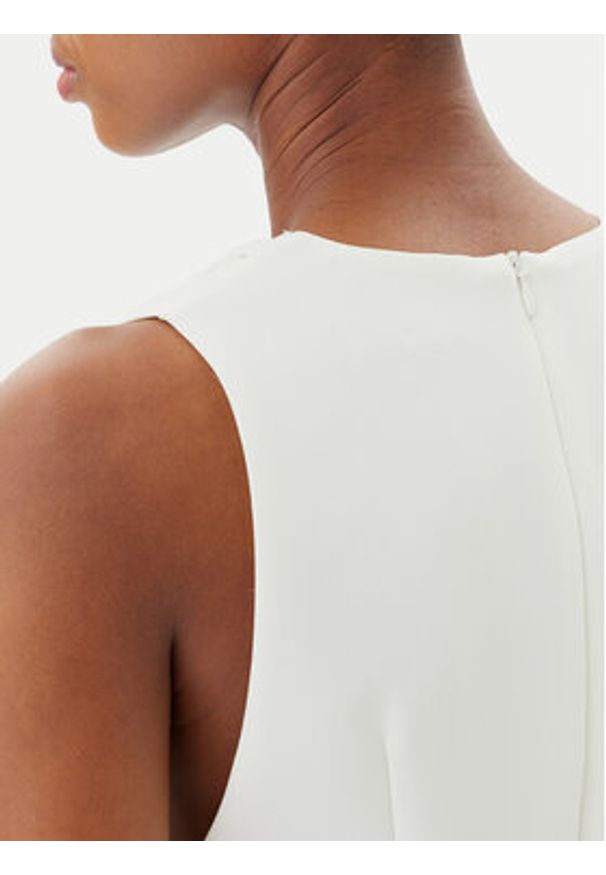 French Connection Bluzka 72YDD 10 Écru Regular Fit. Kolor: kremowy. Materiał: syntetyk