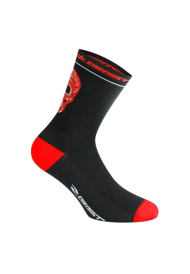 GIST - Para antybakteryjnych skarpetek na lato Gist Crane - 5860. Kolor: wielokolorowy, czarny, czerwony. Sport: kolarstwo