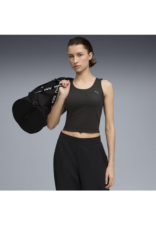 Puma - Damska koszulka na ramiączkach CLOUDSPUN Twist PUMA Black. Kolor: czarny. Materiał: materiał. Długość rękawa: na ramiączkach. Sport: bieganie