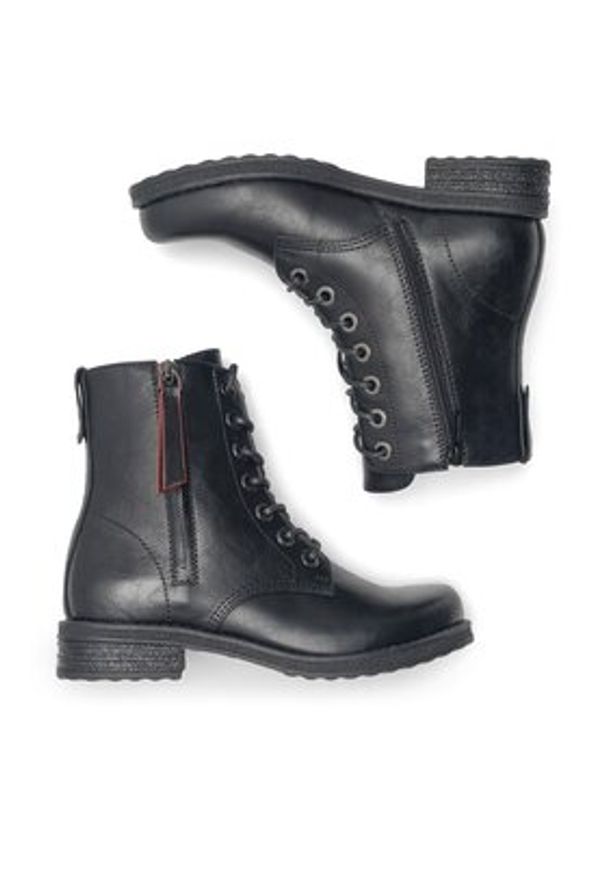 Clara Barson Botki WS2702-09 Czarny. Kolor: czarny. Materiał: syntetyk