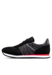 Armani Exchange Sneakersy XUX017 XCC68 00002 Czarny. Kolor: czarny. Materiał: materiał
