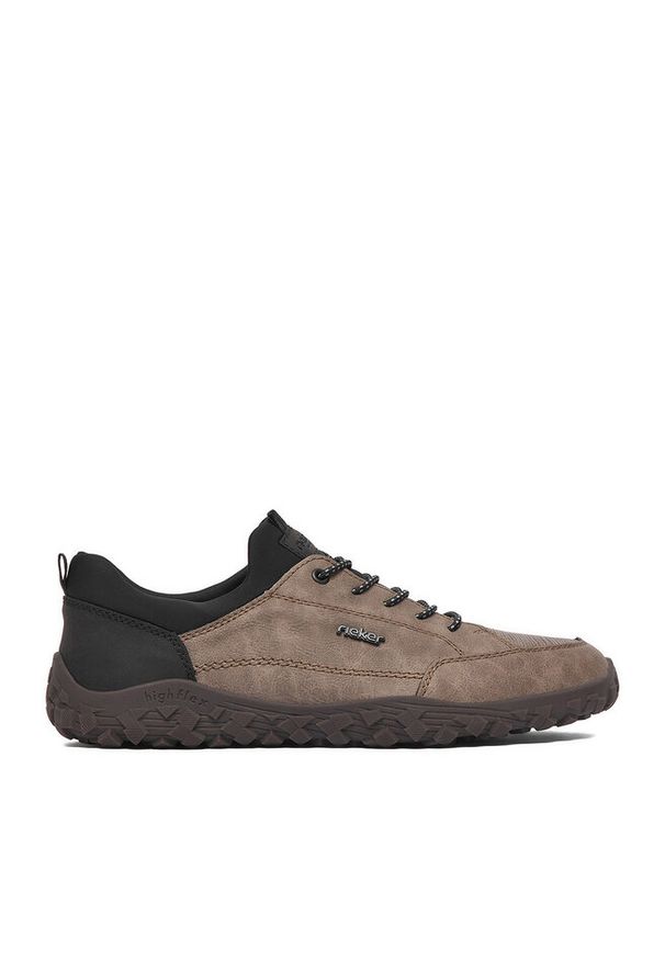 Sneakersy Rieker. Kolor: brązowy