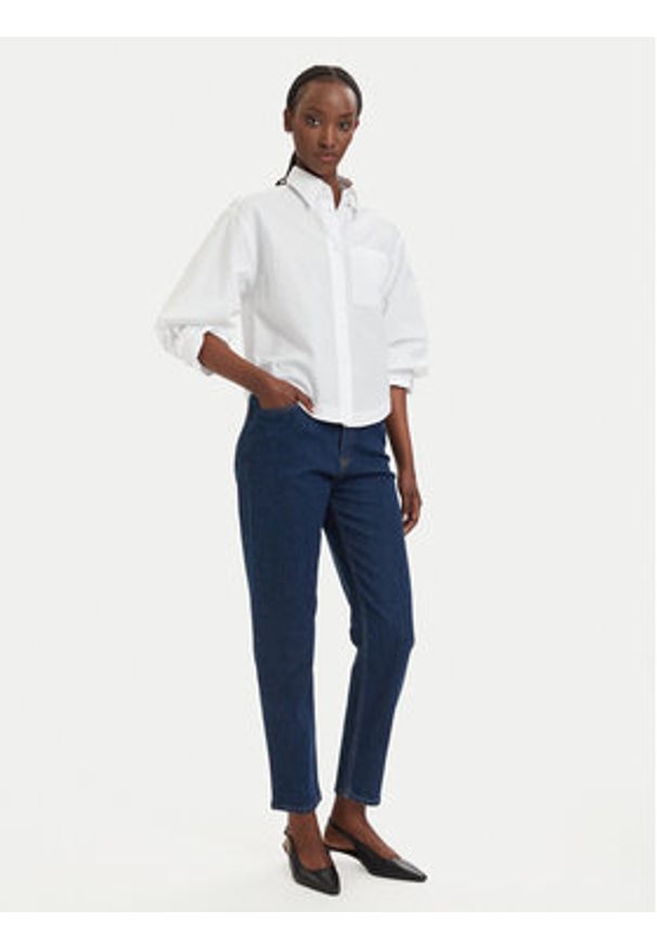 BOSS Koszula C_Boskota-1 50566871 Biały Oversize. Kolor: biały. Materiał: bawełna