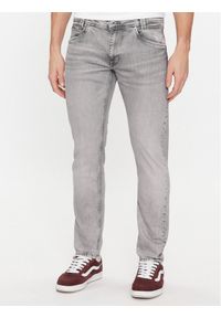 Pepe Jeans Jeansy PM207391 Szary Tapered Fit. Kolor: szary