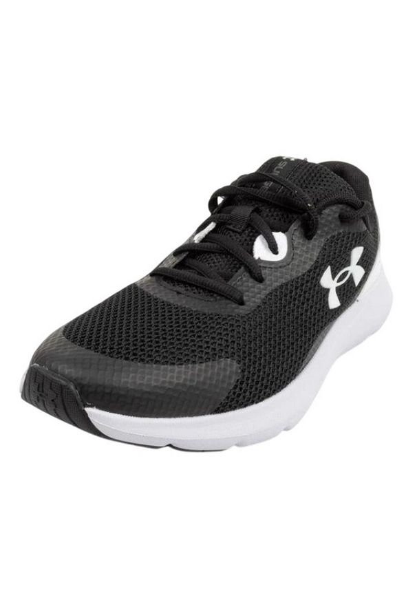 Under Armour - Damskie Buty Sportowe Z Logo. Kolor: czarny, biały, wielokolorowy. Styl: sportowy