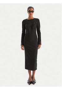 Pinko - PINKO Sukienka koktajlowa 105670 A2QV Z99 Czarny Regular Fit. Kolor: czarny. Materiał: syntetyk. Styl: wizytowy #2