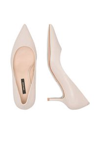 Gino Rossi - GINO ROSSI Czółenka ZOFIA-V1681-21-2 Écru. Materiał: skóra. Obcas: na szpilce #5