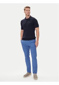 TOMMY HILFIGER - Tommy Hilfiger Chinosy Denton Essential MW0MW40262 Niebieski Straight Fit. Kolor: niebieski. Materiał: bawełna