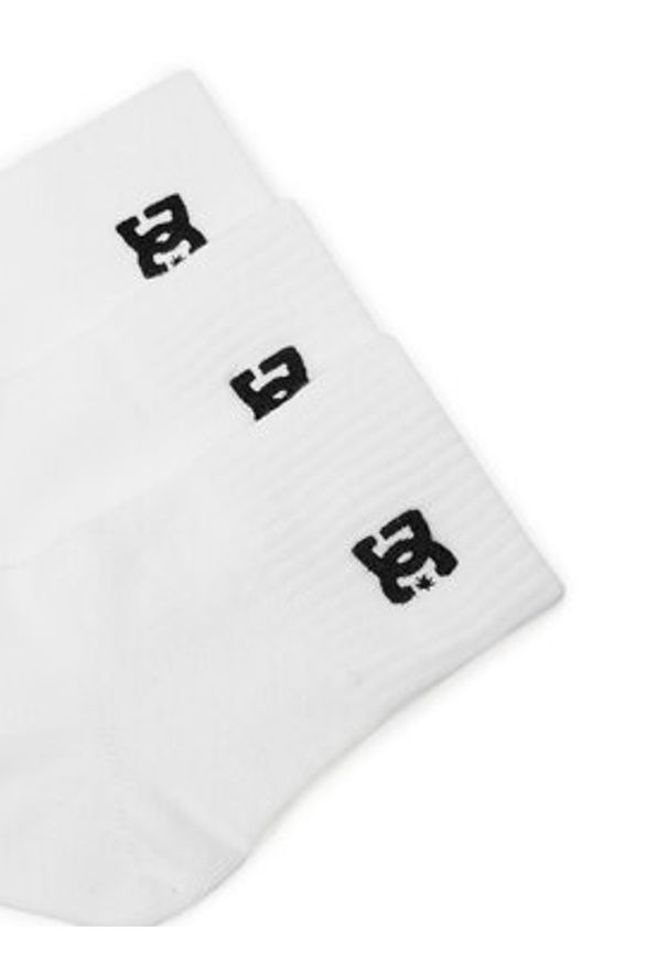 DC Shoes Skarpety długie AS_DC_01Z_SS25 (3-PACK) Biały. Kolor: biały. Materiał: bawełna