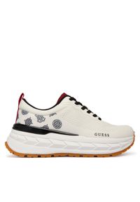 Guess Sneakersy FLPRN3 FAB12 Biały. Kolor: biały. Materiał: materiał #1