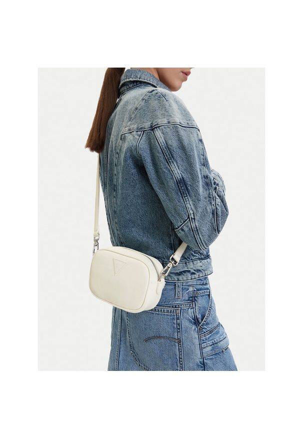 Torebka Guess Jeans. Kolor: kremowy