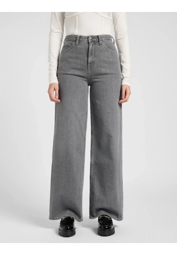 Lee - DAMSKIE SPODNIE LEE STELLA GREY FOG 112370892