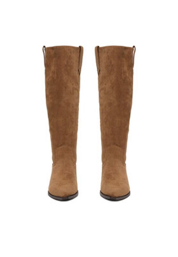 Jenny - JENNY Kozaki CEO-HY69720-13 Brązowy. Kolor: brązowy. Materiał: materiał