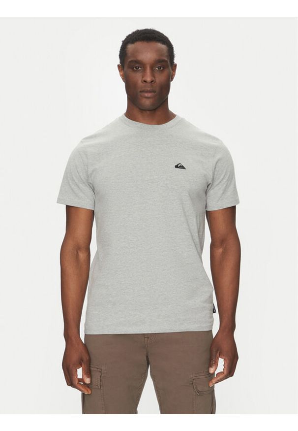 Quiksilver T-Shirt EQYZT07711 Szary Regular Fit. Kolor: szary. Materiał: bawełna