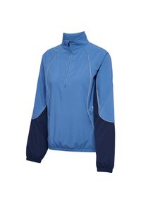 Damska bluza zapinana na zamek Hummel Pulse. Kolor: niebieski #1