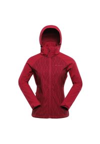 ALPINE PRO - Kurtka softshell damska Alpine Pro Hoora. Kolor: czerwony. Materiał: softshell