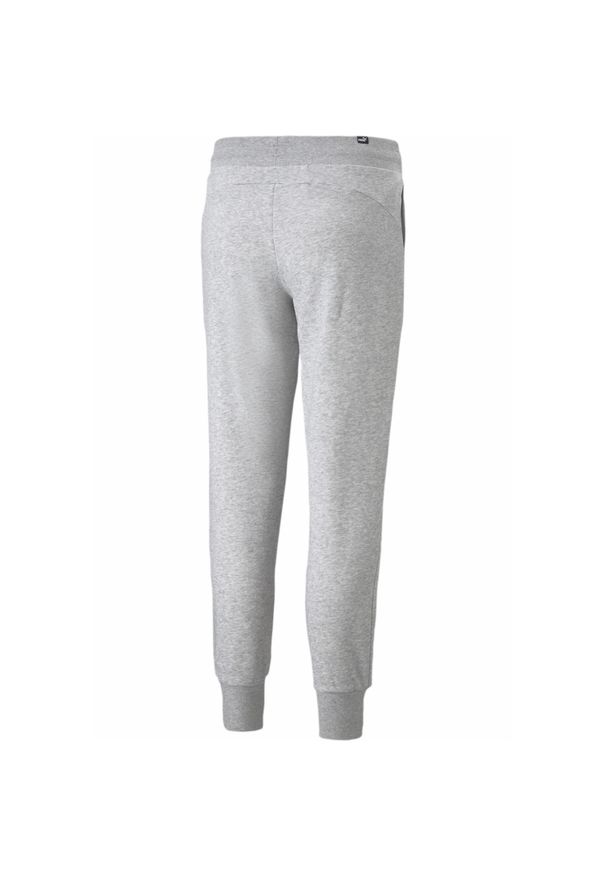 Puma - Damskie spodnie dresowe Essentials PUMA Light Gray Heather. Kolor: wielokolorowy, szary, czarny. Materiał: dresówka. Sport: fitness
