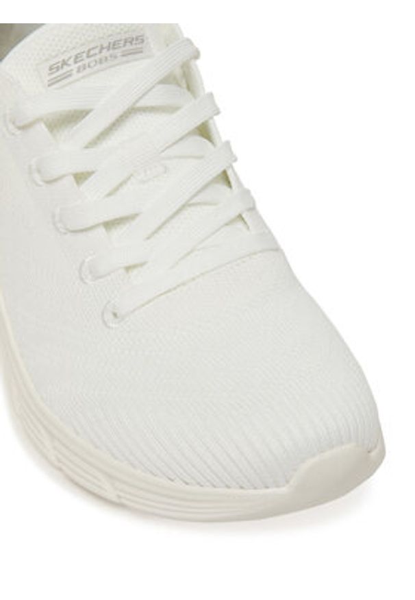 skechers - Skechers Sneakersy Bobs B Flex Lo-Graceful Stride 117591/WHT Biały. Kolor: biały. Materiał: materiał