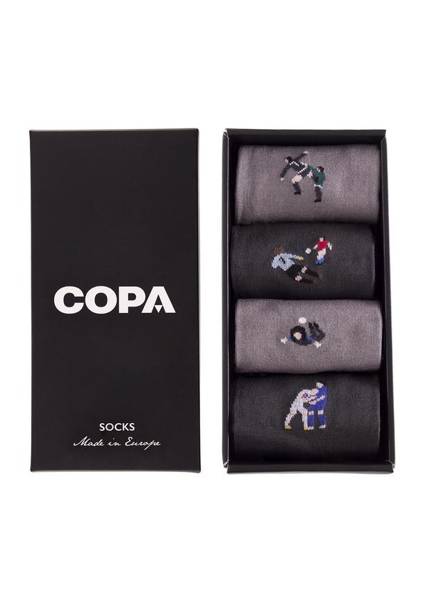 COPA FOOTBALL - Zestaw skarpetek casual dla dorosłych - Dorosły - Czarny. Kolor: czarny. Sport: piłka nożna