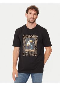 BOSS - Boss T-Shirt Te_Tucan 50516012 Czarny Regular Fit. Kolor: czarny. Materiał: bawełna