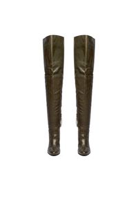 Gino Rossi - GINO ROSSI Kozaki EO-ZIVO-121925 Khaki. Kolor: brązowy. Materiał: skóra #7