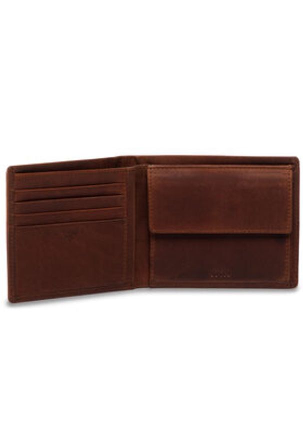 JOOP! Portfel Loreto 4140004480 Beżowy. Kolor: beżowy. Materiał: skóra