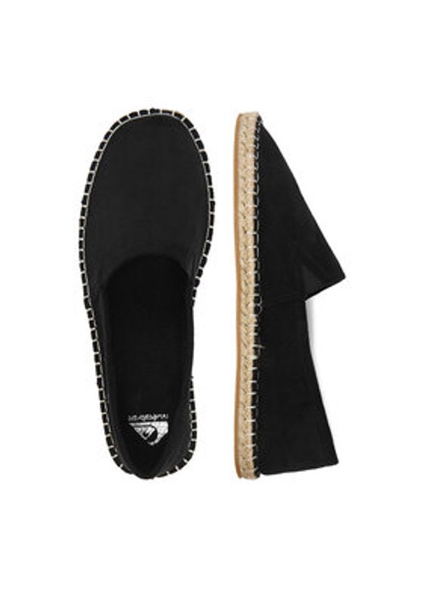Quiksilver Espadryle EOHP-BARREL-01 Czarny. Kolor: czarny. Materiał: materiał