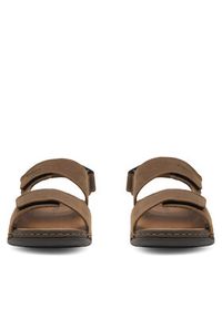 Rieker Sandały 25558-25 Brązowy. Kolor: brązowy. Materiał: skóra, nubuk #5