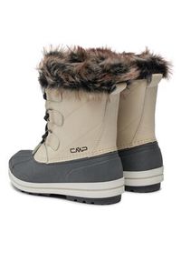 CMP Śniegowce Kids Anthilian Snow Boot Wp 30Q4594 Beżowy. Kolor: beżowy. Materiał: skóra