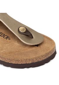 Birkenstock Japonki Gizeh Bs 1016109 Złoty. Kolor: złoty. Materiał: skóra #3